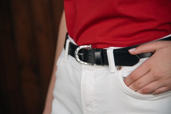 CSLR Timeless - Black Leather Woman Belt - immagine 6