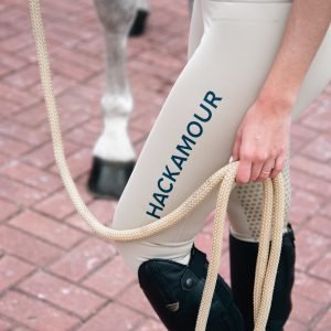 Kuishi Leggings - Beige with Navy Blue