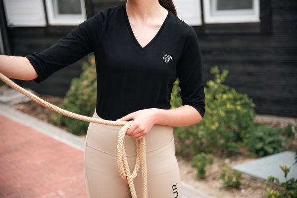 Kuishi Leggings - Beige with Black - Image 6