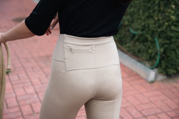 Kuishi Leggings - Beige with Black - Image 3