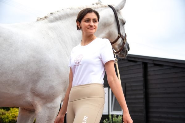 Kuishi Leggings - Beige with Rose Gold - Image 7