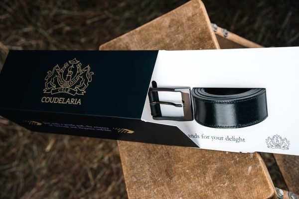 CSLR Elegance - Black Leather Man Belt - Image 8