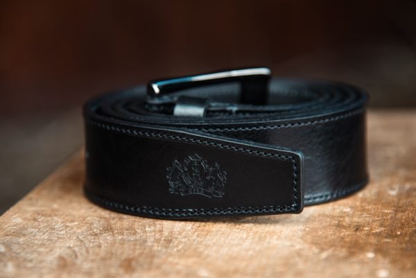 CSLR Elegance - Black Leather Man Belt - Image 4