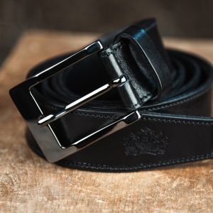 CSLR Elegance - Black Leather Man Belt