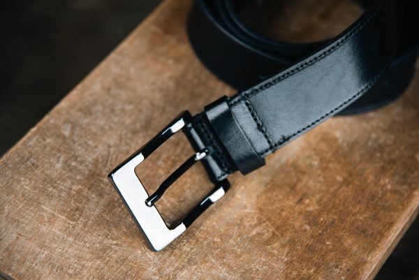 CSLR Elegance - Black Leather Man Belt - Image 2