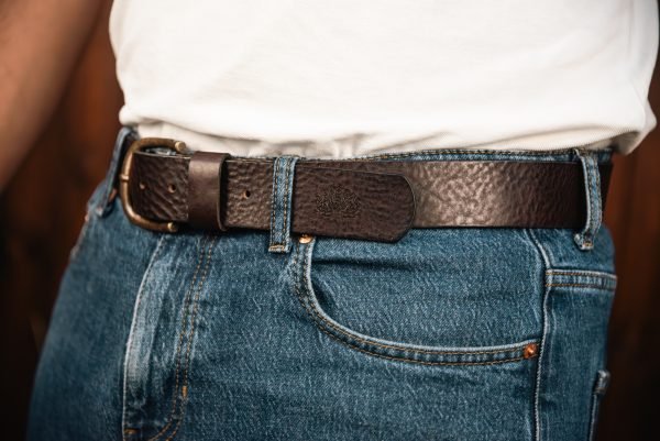 CSLR Classic - Brown Washed Leather Man Belt - Image 9