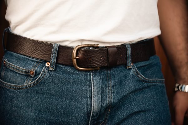 CSLR Classic - Brown Washed Leather Man Belt - Image 7