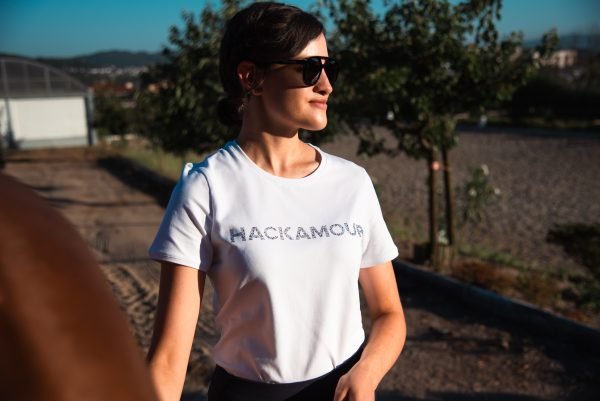 Hackamour Stardust Women's T-Shirt With Swarovski® Crystals - Image 7