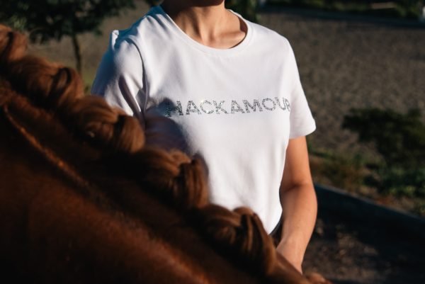 Hackamour Stardust Women's T-Shirt With Swarovski® Crystals