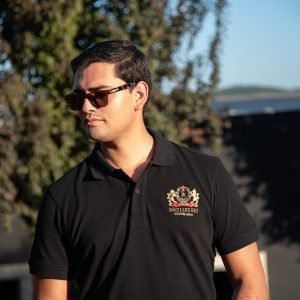 São Luis Rei Heritage Man's Polo Shirt - Black