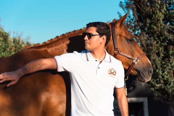 São Luis Rei Heritage Man's Polo Shirt - White - Image 2