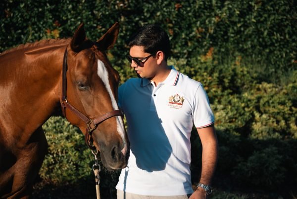 São Luis Rei Heritage Man's Polo Shirt - White - Image 6