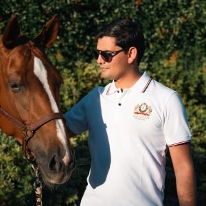 São Luis Rei Heritage Man's Polo Shirt - White