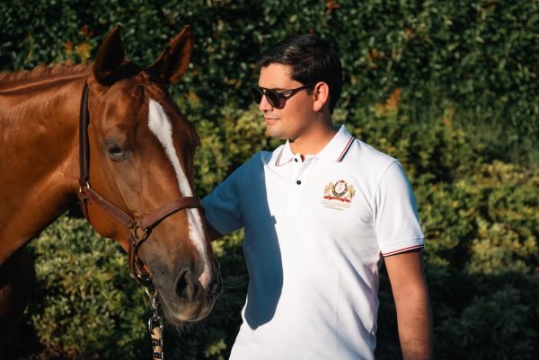 São Luis Rei Heritage Man's Polo Shirt - White