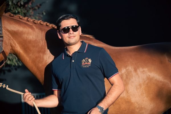 São Luis Rei Heritage Man's Polo Shirt - Blue