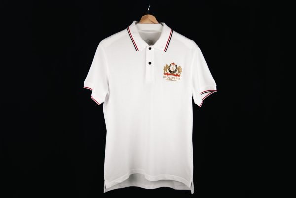 São Luis Rei Heritage Man's Polo Shirt - White - Image 9