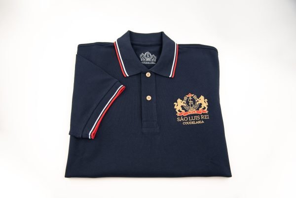 São Luis Rei Heritage Man's Polo Shirt - Blue - Image 5