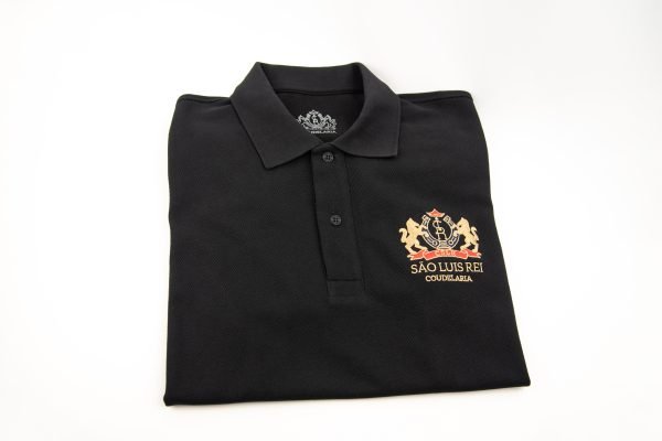São Luis Rei Heritage Man's Polo Shirt - Black - Image 8