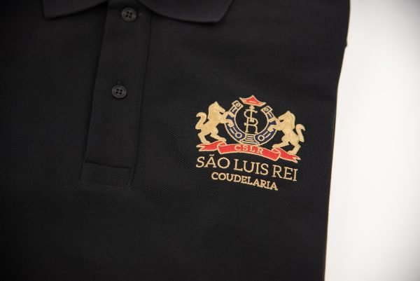 São Luis Rei Heritage Man's Polo Shirt - Black - Image 9