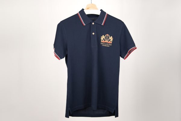 São Luis Rei Heritage Man's Polo Shirt - Blue - Image 9