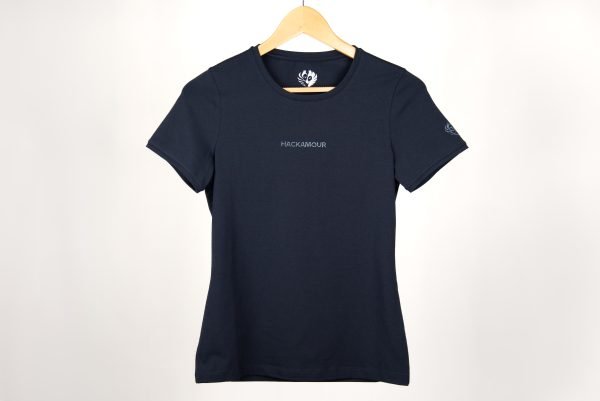 Dhãvati Women’s Blue T-Shirt with Swarovski® Crystals - immagine 9