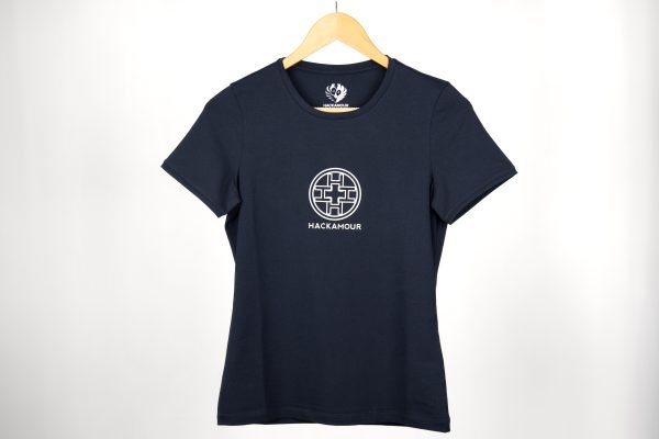Hackamour 4H - Woman Blue T-Shirt - Image 5
