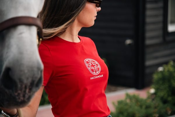 Hackamour 4H - Woman Red T-Shirt - Image 5