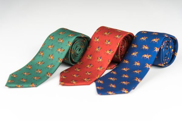 Walking Horse Necktie - Blue - Image 2