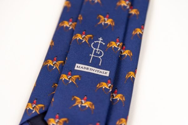 Walking Horse Necktie - Blue - Image 4