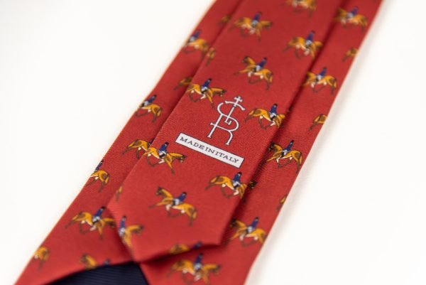 Walking Horse Necktie - Red - Image 4