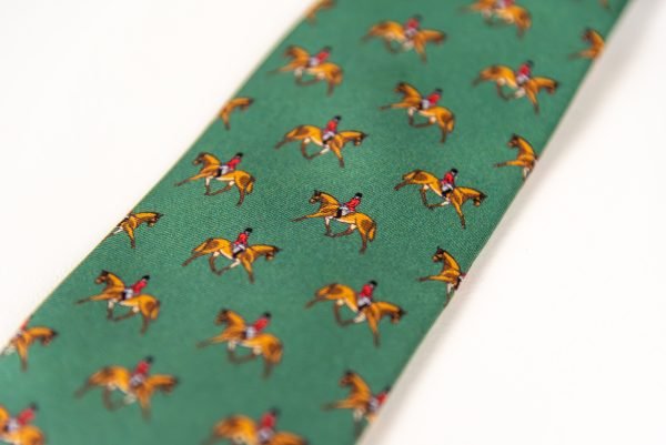 Walking Horse Necktie - Green - Image 3