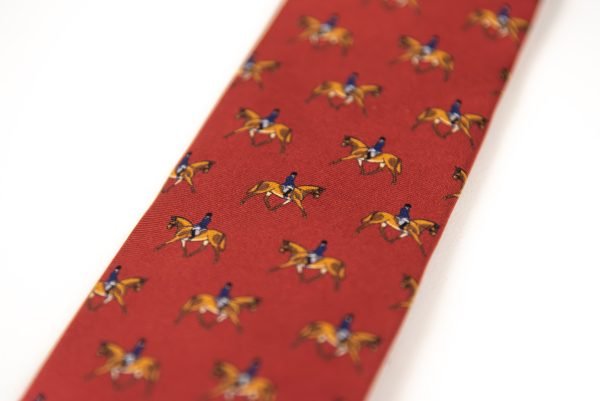 Walking Horse Necktie - Red - Image 3