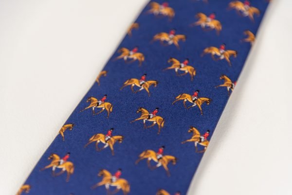 Walking Horse Necktie - Blue - Image 3