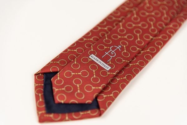 Heritage Bit Necktie - Burgundy - Image 2