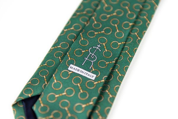 Heritage Bit Necktie - Green - Image 2