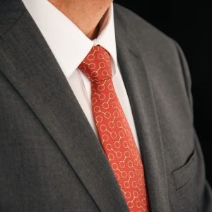 Heritage Bit Necktie - Burgundy