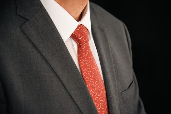 Heritage Bit Necktie - Burgundy