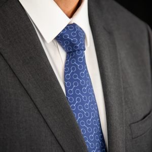 Heritage Bit Necktie - Deep Blue