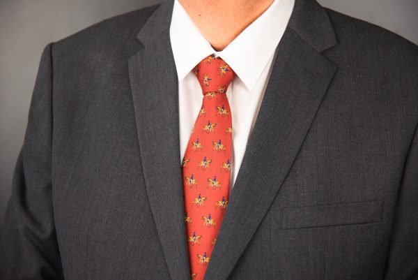 Walking Horse Necktie - Red - Image 5
