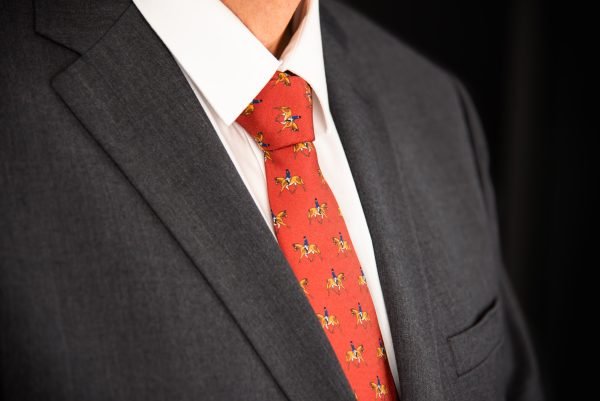 Walking Horse Necktie - Red
