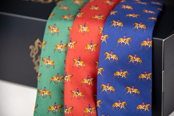Walking Horse Necktie - Blue - Image 6