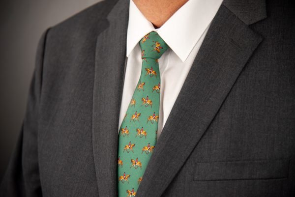 Walking Horse Necktie - Green - Image 5