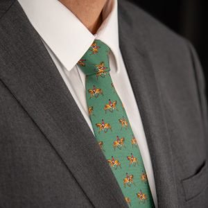 Walking Horse Necktie - Green