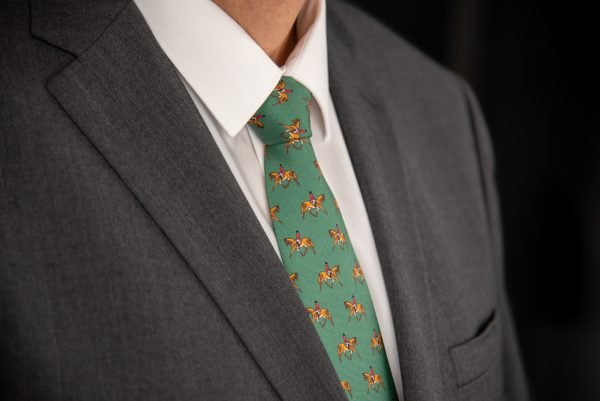 Walking Horse Necktie - Green