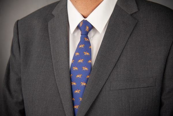 Walking Horse Necktie - Blue - Image 7