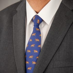 Walking Horse Necktie - Blue